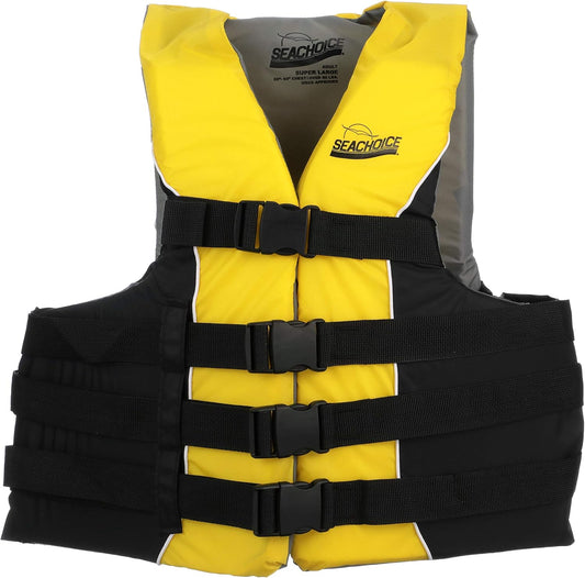 Type III Life Jacket - Uscg-Approved Adjustable Boat Vest
